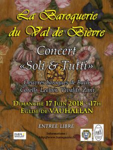 Lire la suite à propos de l’article Concert « Soli & Tutti »