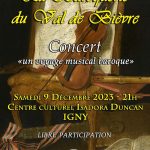 Concert « Un voyage musical baroque »